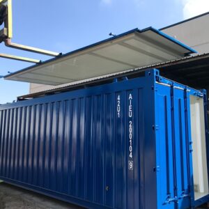 40-FUSS-SEECONTAINER MIT OFFENEM DACH