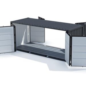 45-FUSS-LAGERCONTAINER MIT DOPPELTER OFFENER TÜR