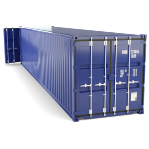 45-FUSS-SEECONTAINER MIT OFFENEM DACH